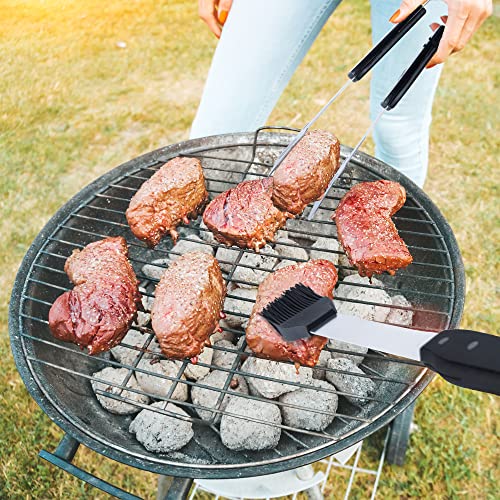 Gifts for Men - BBQ Grilling Set, 4 Piece Set - Heavy Duty Stainless Steel, Outdoor and Indoor Use, Perfect for Music Lover (Guitar)