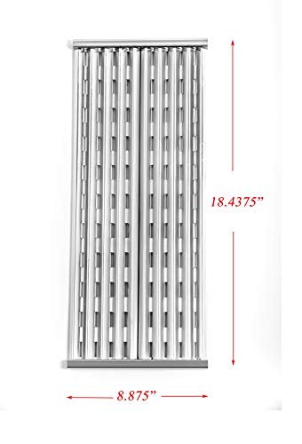 Replace parts 2 Pack Stainless Steel and Porcelain Steel Cooking Grid Replacement for Charbroil 463273614, 466241013,466246910, 466247110 Gas Grill Models