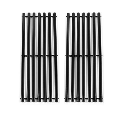 Replace parts 2 Pack Stainless Steel and Porcelain Steel Cooking Grid Replacement for Charbroil 463273614, 466241013,466246910, 466247110 Gas Grill Models