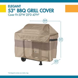 Duck Covers Elegant Waterproof 51 Inch BBQ Grill Cover