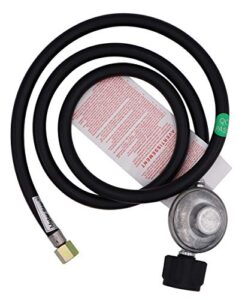 6.5 feet propane heater hose regulator qcc1 for fire pit grill heater-replacement propane hose and gas grill
