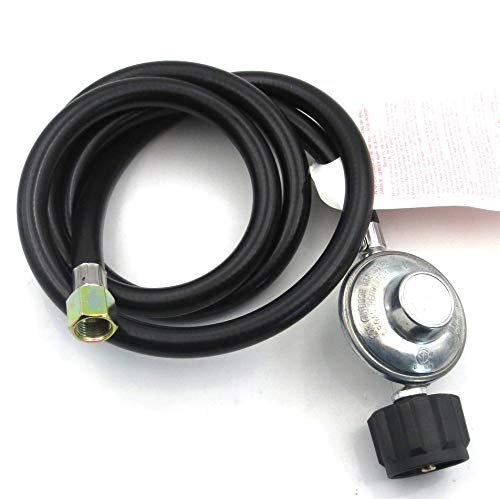 6.5 Feet Propane Heater Hose Regulator QCC1 for Fire Pit Grill Heater-Replacement Propane Hose and Gas Grill