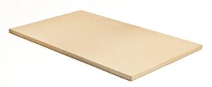 pizzacraft pc9899 rectangular thermabond baking and pizza stone for oven or grill, 20" x 13.5"