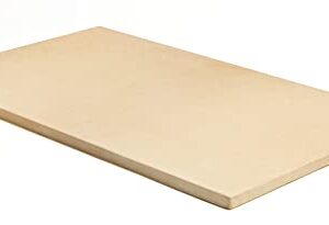 Pizzacraft PC9899 Rectangular ThermaBond Baking and Pizza Stone for Oven or Grill, 20" x 13.5"