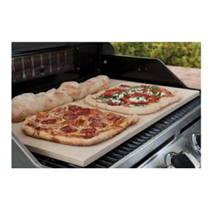 Pizzacraft PC9899 Rectangular ThermaBond Baking and Pizza Stone for Oven or Grill, 20" x 13.5"