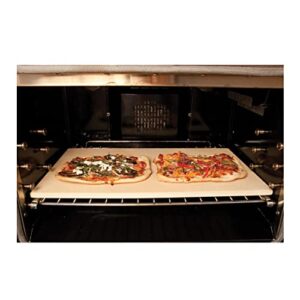 Pizzacraft PC9899 Rectangular ThermaBond Baking and Pizza Stone for Oven or Grill, 20" x 13.5"