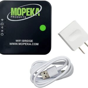 Mopeka Pro Check Bundle - 1 Pro Check Sensor and 1 Wifi Bridge/Gateway - Wireless Propane Gauge for your RV, BBQ Grill, and Patio Heater LPG Tanks - Monitor Propane Levels with the Free Tank Check App