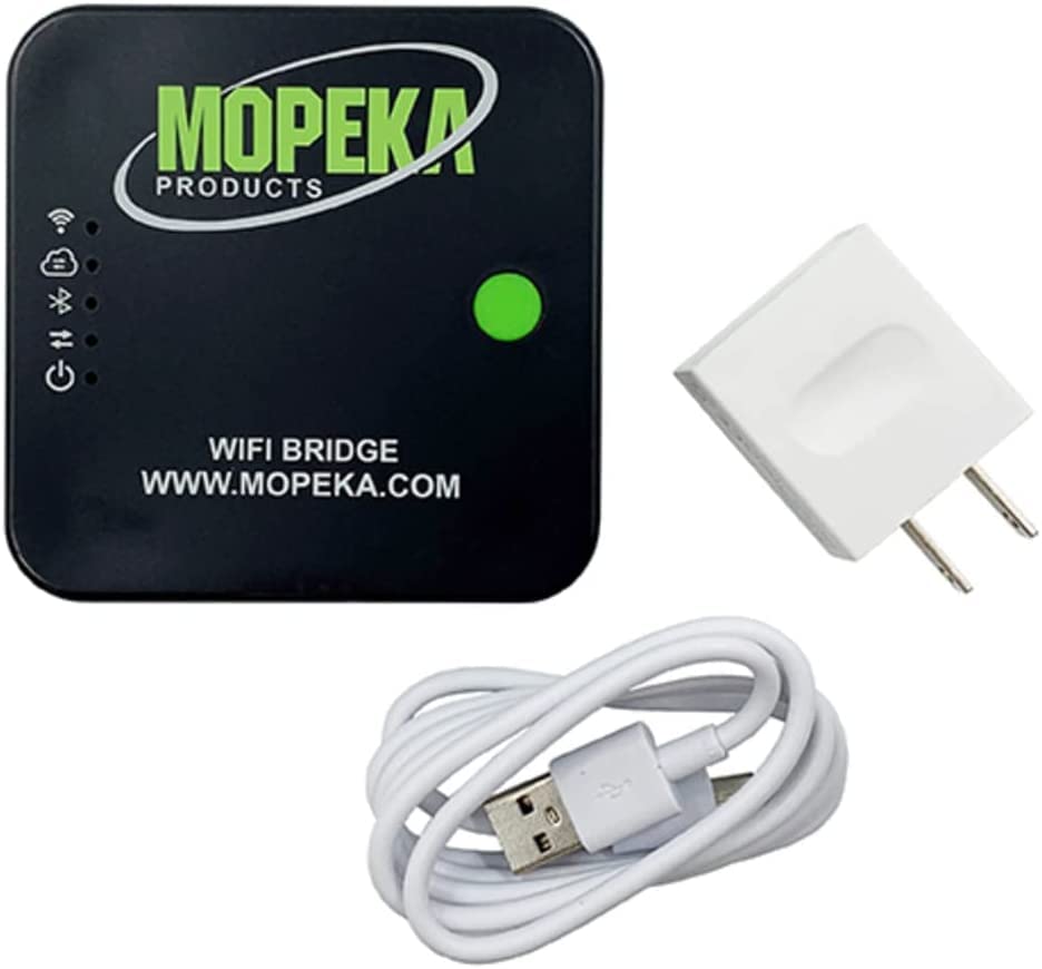 Mopeka Pro Check Bundle - 1 Pro Check Sensor and 1 Wifi Bridge/Gateway - Wireless Propane Gauge for your RV, BBQ Grill, and Patio Heater LPG Tanks - Monitor Propane Levels with the Free Tank Check App