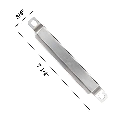 WALBZS 7 1/4 inch Stainless Steel Carryover Tube Channel Burner Replacement for Charbroil, Kenmore and Others, 3Pcs