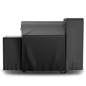 qulimetal grill cover for char-griller gravity 980 charcoal grills, fits model char-griller gravity 9800 and 9804 charcoal grills, 600d, uv resistant smoker cover