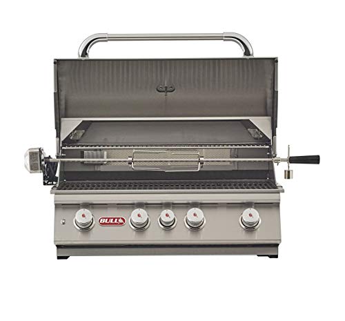 Bull Outdoor Products Stainless Steel Rotisserie Kit, Fits 30-Inch Grills