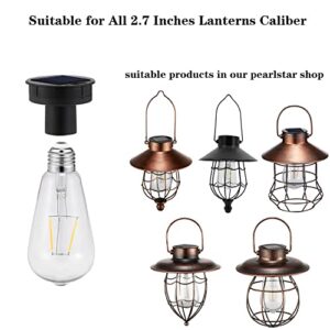 pearlstar Replacement Top with Bulb for Solar Lights Lanterns