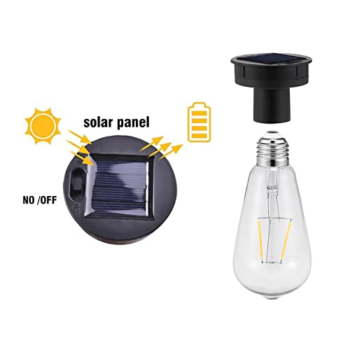 pearlstar Replacement Top with Bulb for Solar Lights Lanterns