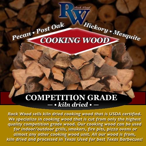 Rock Wood Cooking Wood Logs - (25-30 lbs.) - USDA Certified Kiln Dried (Mesquite)