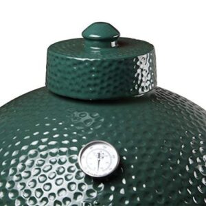 ceramic damper top for medium large and xlarge big green egg,dual function ceramic grill top damper,kamado accessories charcoal grill top parts replacement for easy grasp and anti-hot