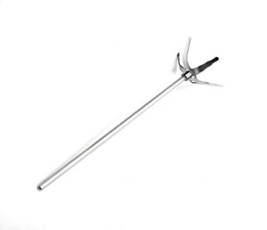 delsbbq 3 inch stainless steel pork puller used with standard hand drill