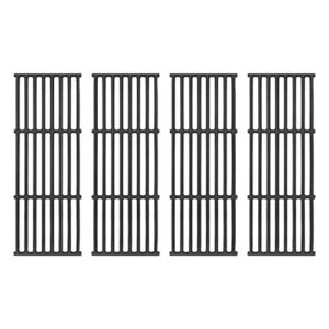 cast iron grill grates replacement parts for broil king baron 440 320 340 420 440 s440 490 s320, 9221-64, huntington 6023-89, 6020-54, 6020-57, 2122-64, 2122-67 grates, broil-mate 7120-64 parts,4 pack