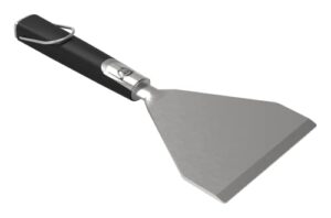 pit boss soft touch griddle scraper, medium, stainless steel