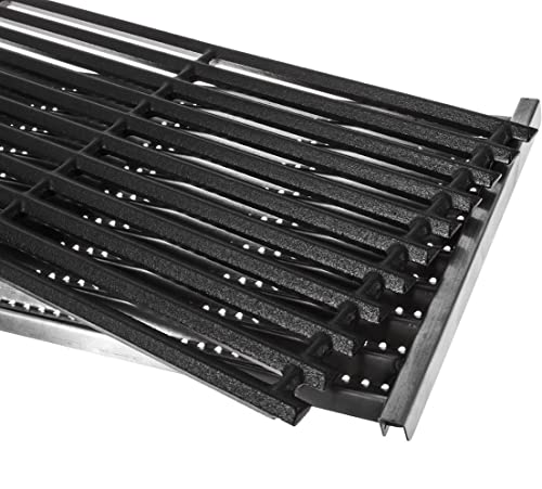 Blackhoso Grill Grates Replacement Parts for Charbroil Tru-Infrared 466242715 463242715 463242716, Cast Iron Infrared Grill Grates for Charbroil 463276016 466242815, Lowes 606682 639322 Gas Grills