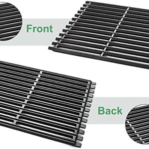 Blackhoso Grill Grates Replacement Parts for Charbroil Tru-Infrared 466242715 463242715 463242716, Cast Iron Infrared Grill Grates for Charbroil 463276016 466242815, Lowes 606682 639322 Gas Grills