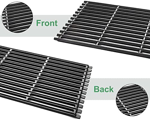 Blackhoso Grill Grates Replacement Parts for Charbroil Tru-Infrared 466242715 463242715 463242716, Cast Iron Infrared Grill Grates for Charbroil 463276016 466242815, Lowes 606682 639322 Gas Grills