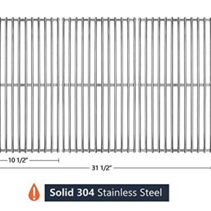 Hongso 18.75" SUS304 Grill Grates and 16 inch Cast Iron Burners for Members Mark Y0101XC Y0660NG, Grand Hall Grill Models