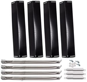 adviace replacement parts for charbroil 463211514 463211513 463211512 463211516 463211511 classic 4 burner grills, 3 pcs carry over tubes carryover tubes, 4 pcs heat tents heat shields, 4 burners