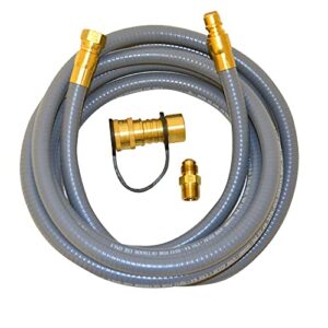 mr. heater f273720 12 foot natural gas and propane gas hose assembly 3/8' female pipe thread x 3/8" male flare quick disconnect,multi,