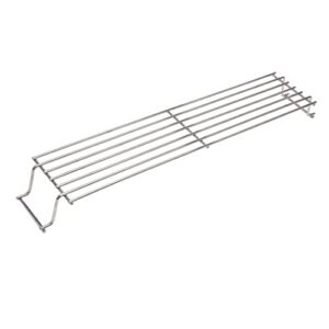 yiham 304ss 91288 grill warming rack for weber spirit 200 series with side control (years 2009-2012) spirit e-210, s-210, e-220, s-220 gas grill upper rack 23 3/4 inch warming grate kw426