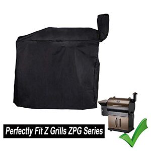 BBQ Future Grill Cover for Z Grills ZPG-700D, 52 Inch 600D Heavy Duty Waterproof BBQ Grill Cover(UV & Weather Resistant & Rip Resistant)