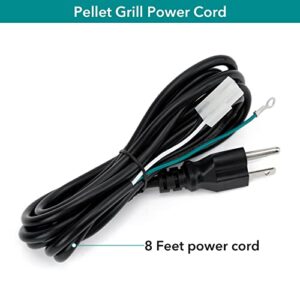 Stanbroil Power Cord Replacement for Traeger and Pit Boss Wood Pellet Smoker Grill, 8 Feet