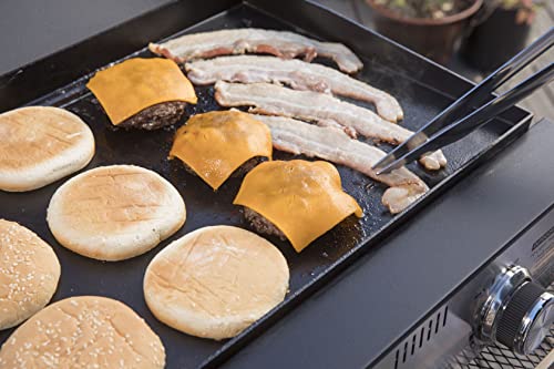 Portable Flat Top Propane Gas Grill and Cover