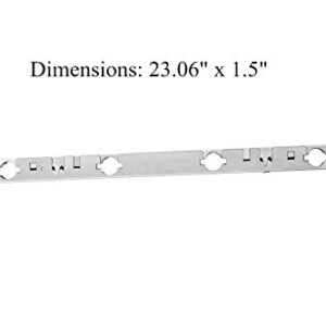 Zljiont Heat Plates Burner and Cross-Over Replacement for Sterling 5020-54 5020-64 5023-64;Huntington 6020-54 6020-57 6020-64 ;Broil King 9625-84, 9625-87, 9635-84 and Others