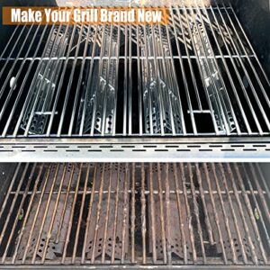 Hisencn 304 Stainless Steel Grill Parts Kit for Home Depot Nexgrill 720-0830H Gas Grill, Grill Burner, Heat Plate, Cooking Grids Replacement Parts