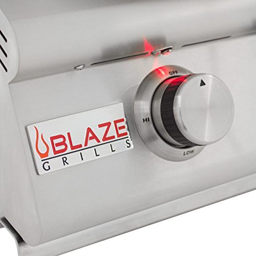Blaze LTE 40-Inch 5-Burner Built-In Propane Grill With Rear Infrared Burner & Grill Lights - BLZ-5LTE-LP