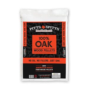 pitts & spitts 100% oak wood pellets