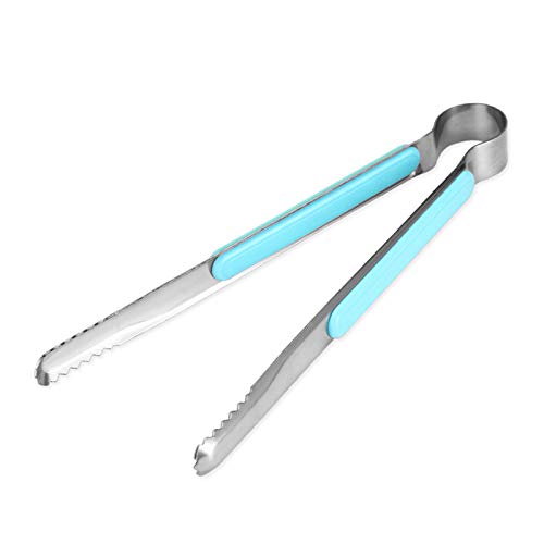 2Pcs Barbecue Clip, Stainless Steel Korean Style Heat Resistant Barbecue Grill Clip Tongs for Outdoor BBQ Supplies Accessories