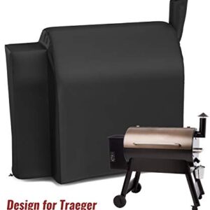 NUPICK Grill Cover for Traeger 780 / 34 Series, Zipper Design, Heavy Duty and Waterproof Pellet Cover for Traeger Texas Pro 34 Grills