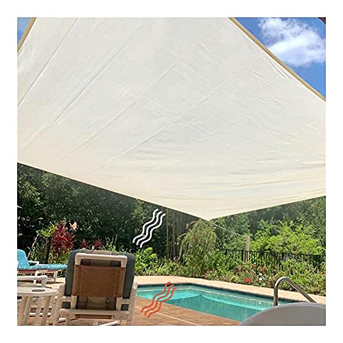 ALBN-Shading net Outdoor Shading Netting 80% Shading Rate HDPE Anti-UV for Garden Balcony Window with Free Universal Buckle (Color : White, Size : 3x3m)