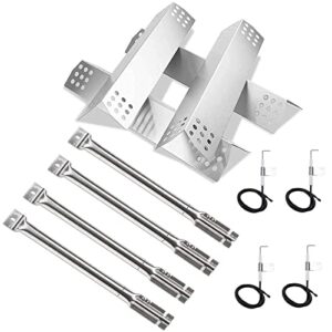 hisencn repair kit for master forge 1010037, 1010048 gas grill models, stainless steel burners, stainless heat plates replacement parts