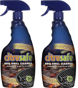 bryson industries grill cleaning spray - bbq grid and grill grate cleanser by citrusafe (23 oz) (2, 23 oz)