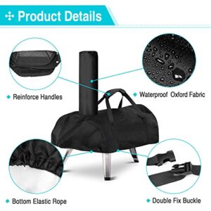 Pizza Oven Cover for Ooni Karu 12, TwoPone Waterproof Pizza Oven Accessories Carry Cover for Outdoor