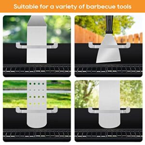 2Pcs Griddle Spatula Holder, Suitable for Blackstone, Camp Chef, Royal Gourmet, Outdoor Grilling Essential Accessories, Griddle Tool Holder