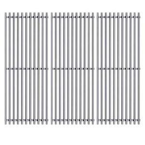 Htanch SE1343(3-Pack) 16 3/8" Stainless Steel Cooking Grid Grates Replacement for Backyard BY14-101-001-099, GBC1449W-C, GBC1449WBS-C, GBC1449WRS-C Uniflame GBC1030W GBC1030WRS GBC1030WRS-C, GBC1134