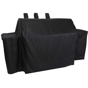 prohome direct heavy duty waterproof grill cover for char-griller duo 5050/5650 double play with side fire box