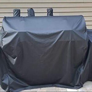 ProHome Direct Heavy Duty Waterproof Grill Cover for Char-Griller Duo 5050/5650 Double Play with Side Fire Box