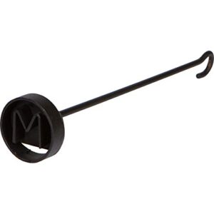 circle m branding iron for steak, buns, wood & leather