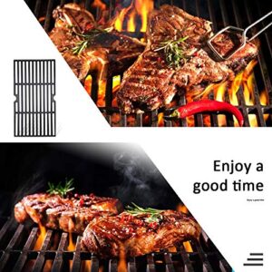 Rejekar Porcelain Cast Iron Grill Grates Cooking Grid Replacement for Charbroil 463436213, 463436214, 463436215, 463440109 Gas Grills 16 7/8" BBQ Grates Replacement Parts