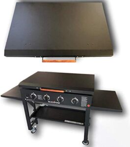 utvgiant 36 inch black stone griddle cover lid, powder coated black aluminum lid storage cover for 36 inch black stone griddles - made in usa