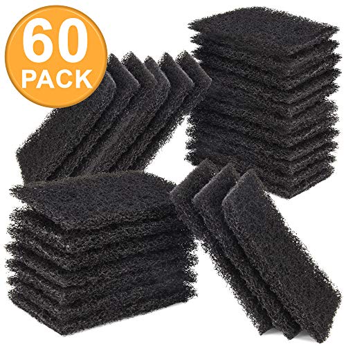 FMP Brands [60 Pack] Griddle Cleaning Pads - Grill Degreaser Scrubber, Metal Scouring Cleaner Pads, Heavy Duty Stainless Steel Scraper for Outdoor, Commercial Use, Restaurant and Home Kitchen